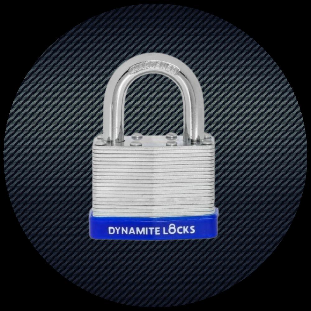 Laminated Padlocks 50mm Short Shackle