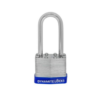 Pack of 144 Dynamite padlocks keyed alike 45mm or 1-3/4 in. Laminated Padlocks Set with Same Keys, Commercial Grade, Padlocks Keyed Alike with Hardened Steel Long Shackle