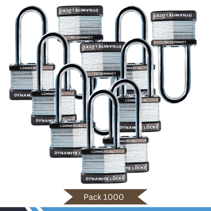 Lot of 12 Dynamite Lock Commercial Grade Premium quality Heavy Duty Padlocks with Keys All the Same keys Keyed Alike 1-3/4” Body Width, 45mm Long Hardened Steel Shackle All The Same Keys