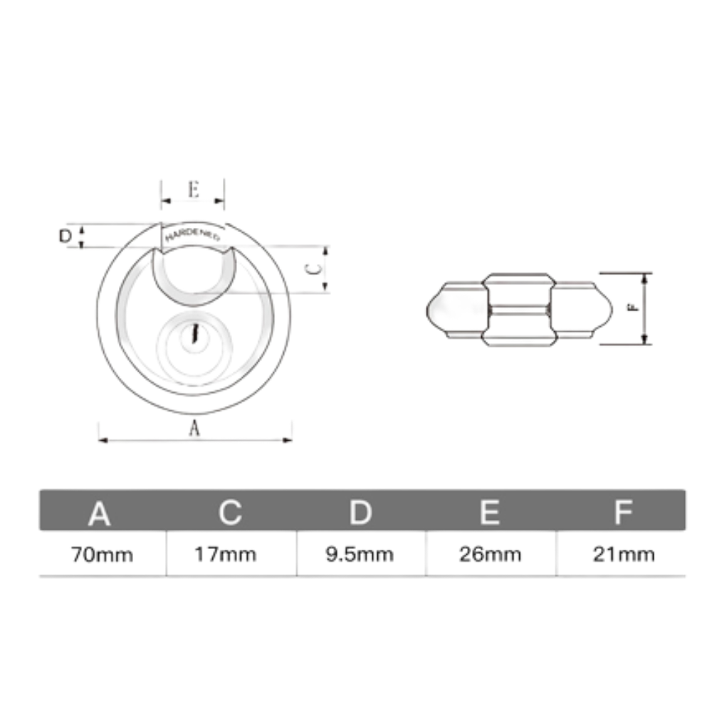 Pack of 48 Premium Quality Dynamite Locks Discus Keyed Alike Padlock Stainless Steel Disc Lock with 2 Keys, 3/8 Inch Shackle 70mm, Heavy Duty Lock Outdoor Waterproof Storage Lock for Warehouse, Garage, Storage Locker, and Outdoors