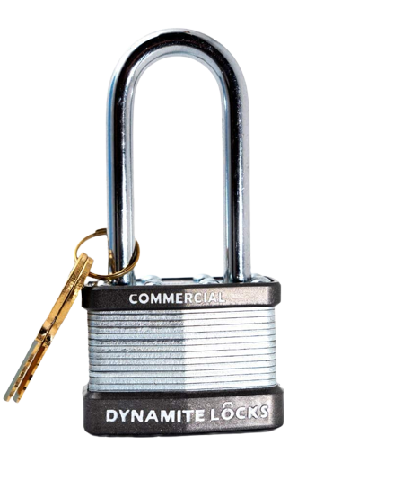 Lot of 12 Dynamite Lock Commercial Grade Premium quality Heavy Duty Padlocks with Keys All the Same keys Keyed Alike 1-3/4” Body Width, 45mm Long Hardened Steel Shackle All The Same Keys