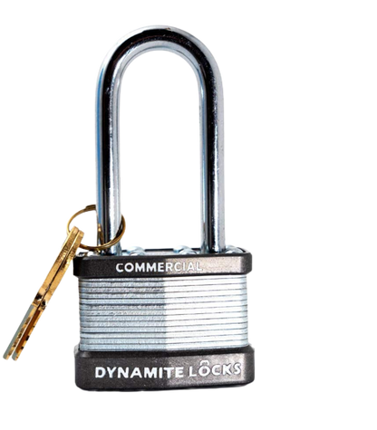 Lot of 12 Dynamite Lock Commercial Grade Premium quality Heavy Duty Padlocks with Keys All the Same keys Keyed Alike 1-3/4” Body Width, 45mm Long Hardened Steel Shackle All The Same Keys