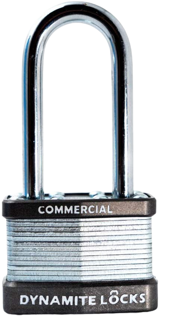 Lot of 12 Dynamite Lock Commercial Grade Premium quality Heavy Duty Padlocks with Keys All the Same keys Keyed Alike 1-3/4” Body Width, 45mm Long Hardened Steel Shackle All The Same Keys