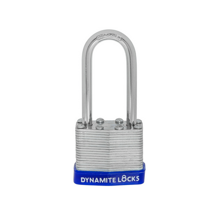 Pack of 96 Dynamite padlocks keyed alike 45mm or 1-3/4 in. Laminated Padlocks Set with Same Keys, Commercial Grade, Padlocks Keyed Alike with Hardened Steel Long Shackle