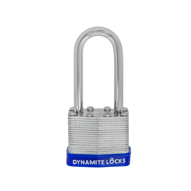 Pack of 96 Dynamite padlocks keyed alike 45mm or 1-3/4 in. Laminated Padlocks Set with Same Keys, Commercial Grade, Padlocks Keyed Alike with Hardened Steel Long Shackle