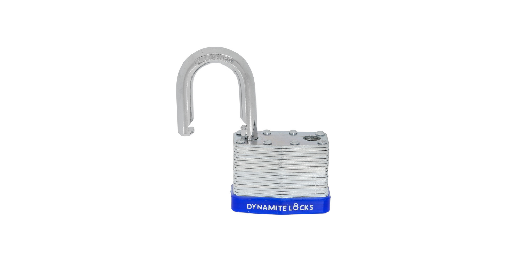 Pack 72 Dynamite Lock Laminated Steel Padlock 40mm Set Keyed Alike Short Shackle 1.5" Commercial Grade High Security Hardened Steel Shackle All The Same Key